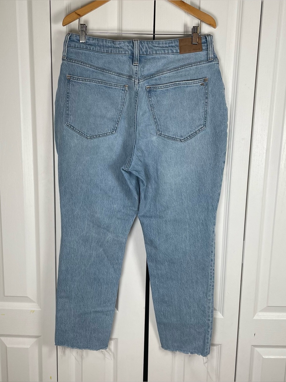 Madewell The Curvy Perfect Vintage Jeans Women’s 31 Blue Light Wash Distressed - Picture 4 of 14